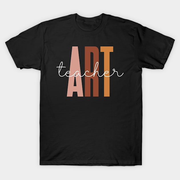 Last Day of School Art Teacher Artist Teacher Teach School T-Shirt by BramCrye